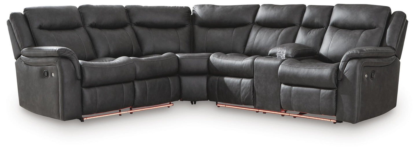 Perarrygin 2-Piece Reclining Sectional