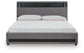 Cayberry King Upholstered Bed with Wireless Audio