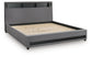 Cayberry King Upholstered Bed with Wireless Audio