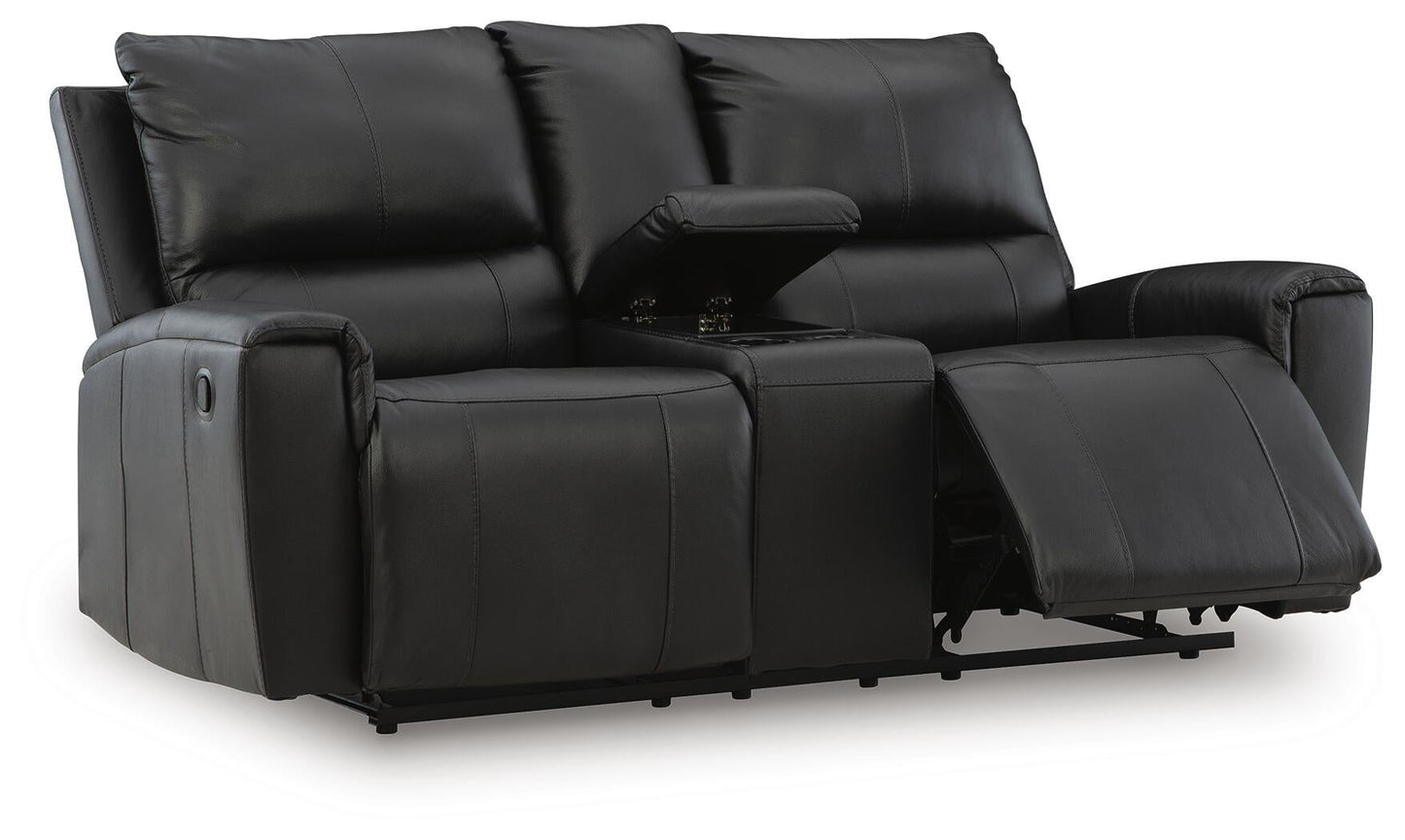 Danemere DBL Rec Loveseat w/Console
