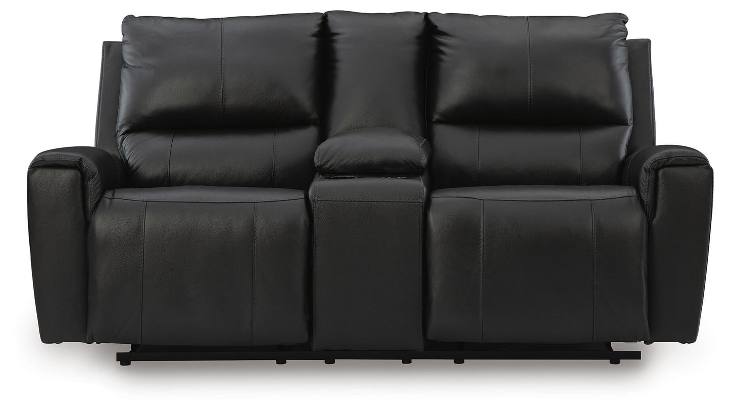 Danemere DBL Rec Loveseat w/Console