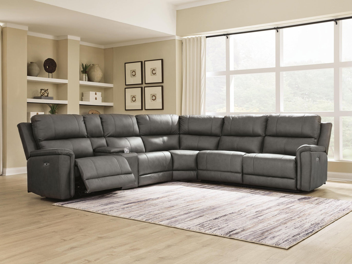 Beryton 6-Piece Power Reclining Sectional