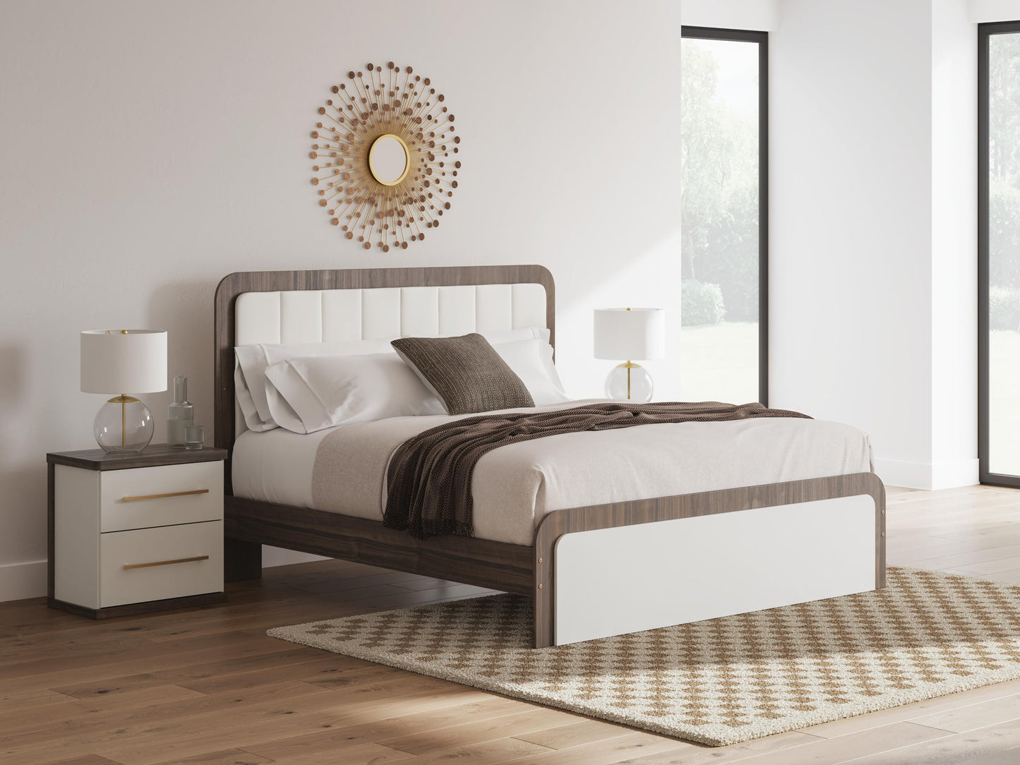 Mazilar King Upholstered Bed