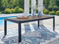 Mabry Shores RECT Dining Table w/UMB OPT