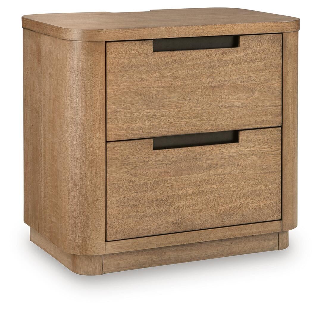 Cladian Two Drawer Night Stand