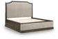 Bannette California King Upholstered Panel Bed