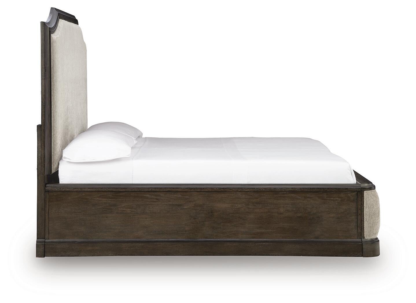 Bannette California King Upholstered Panel Bed