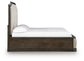 Bannette California King Upholstered Panel Bed