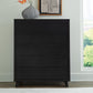 Danziar Five Drawer Wide Chest