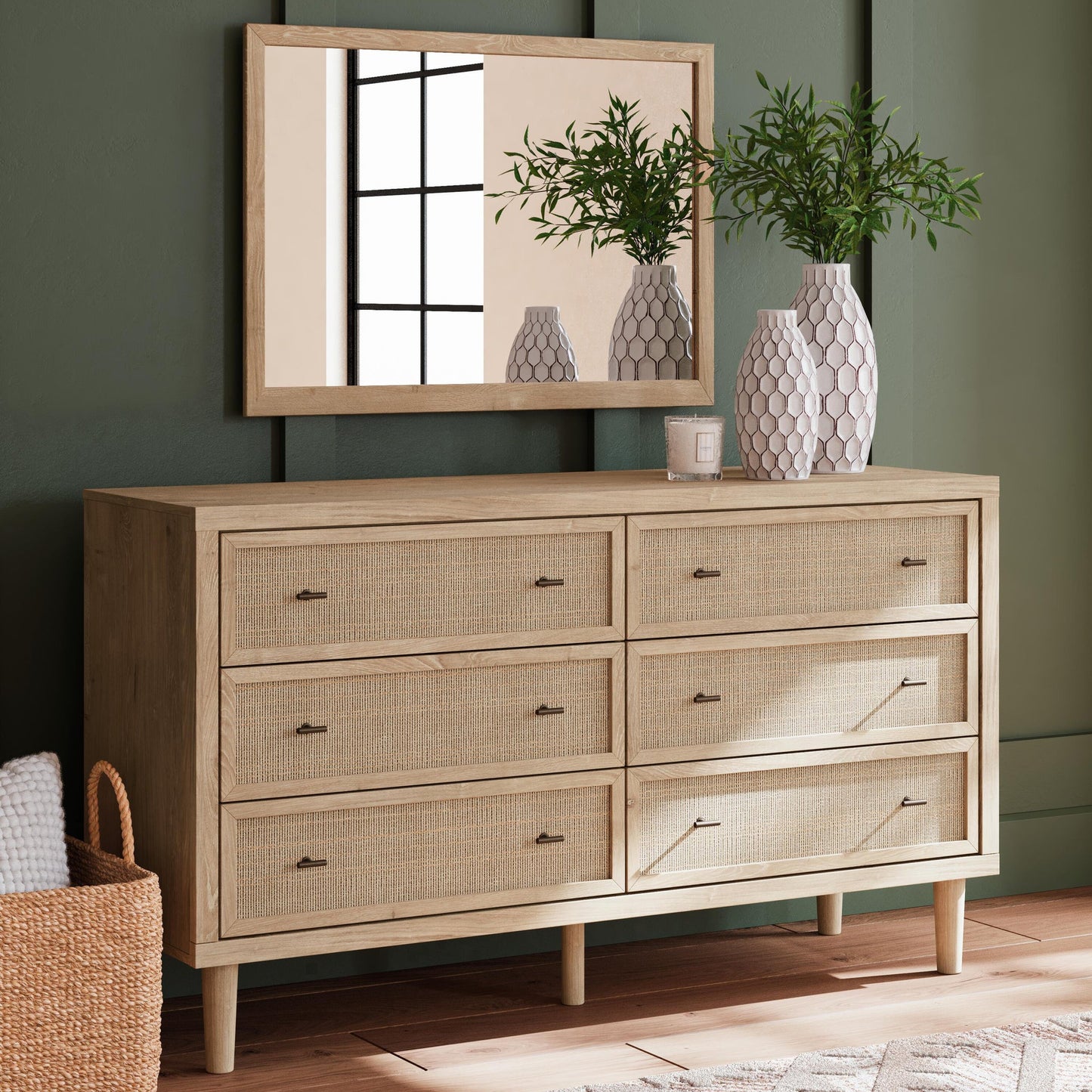 Cielden Dresser and Mirror