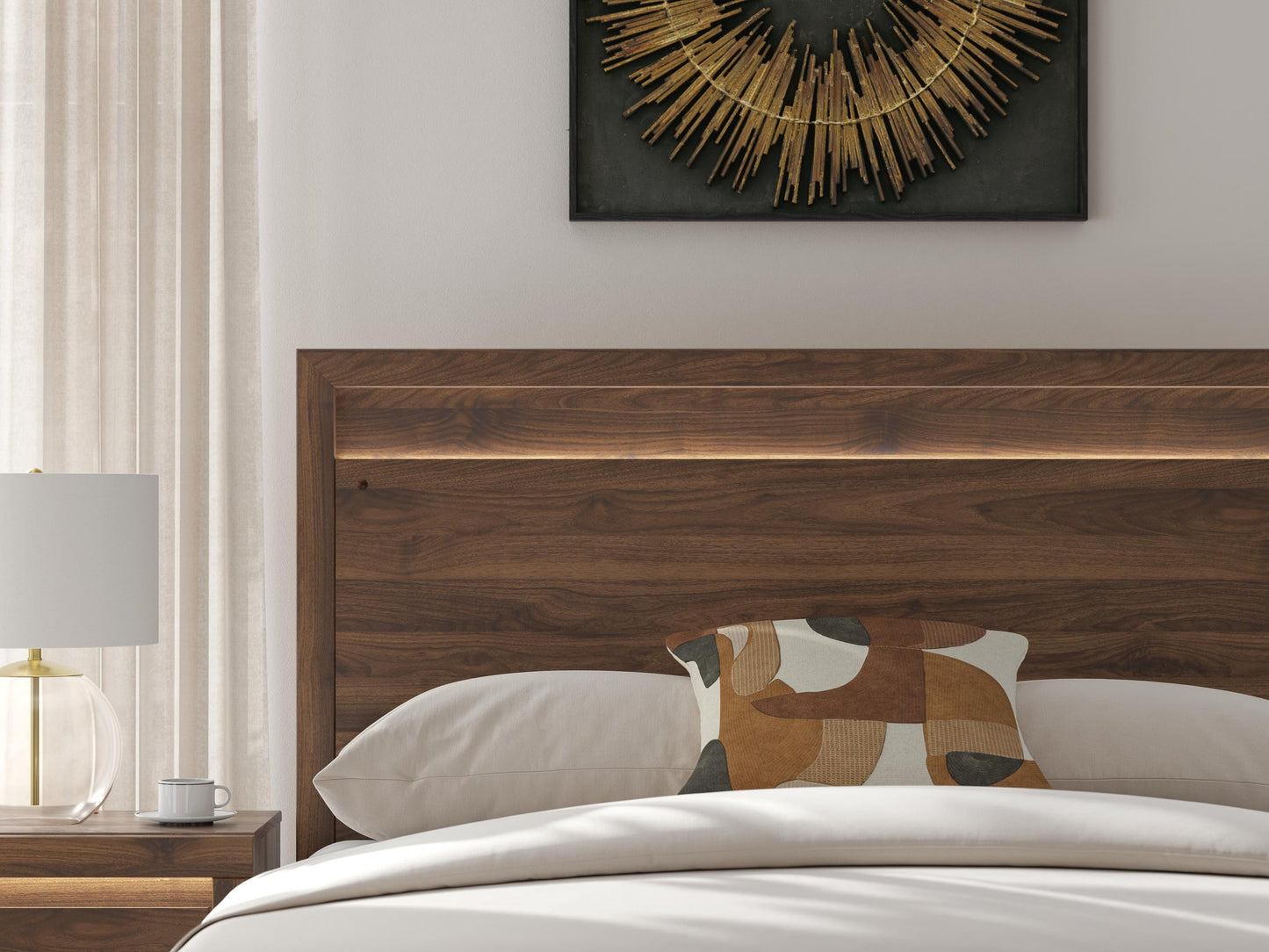 Breckori Queen Panel Bed with 2 Sided Storage