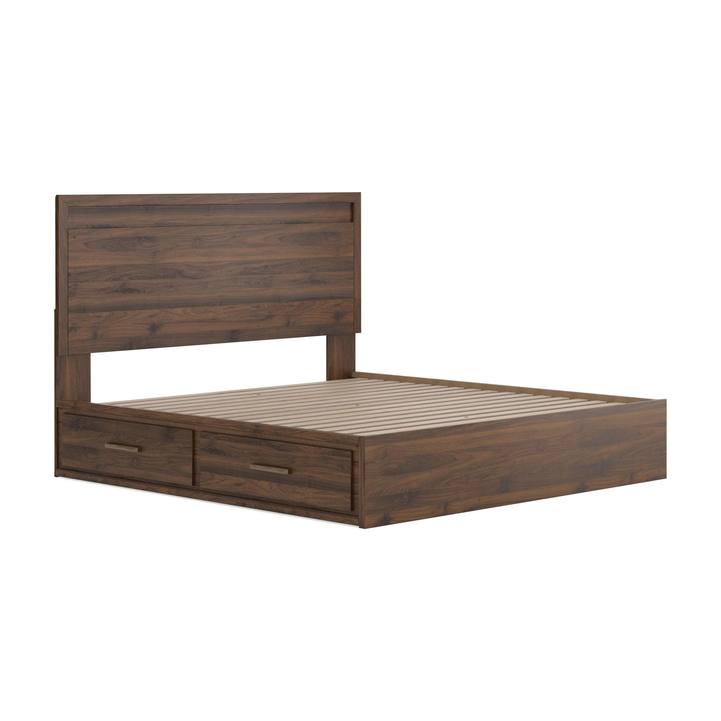 Breckori King Panel Bed with 2 Sided Storage