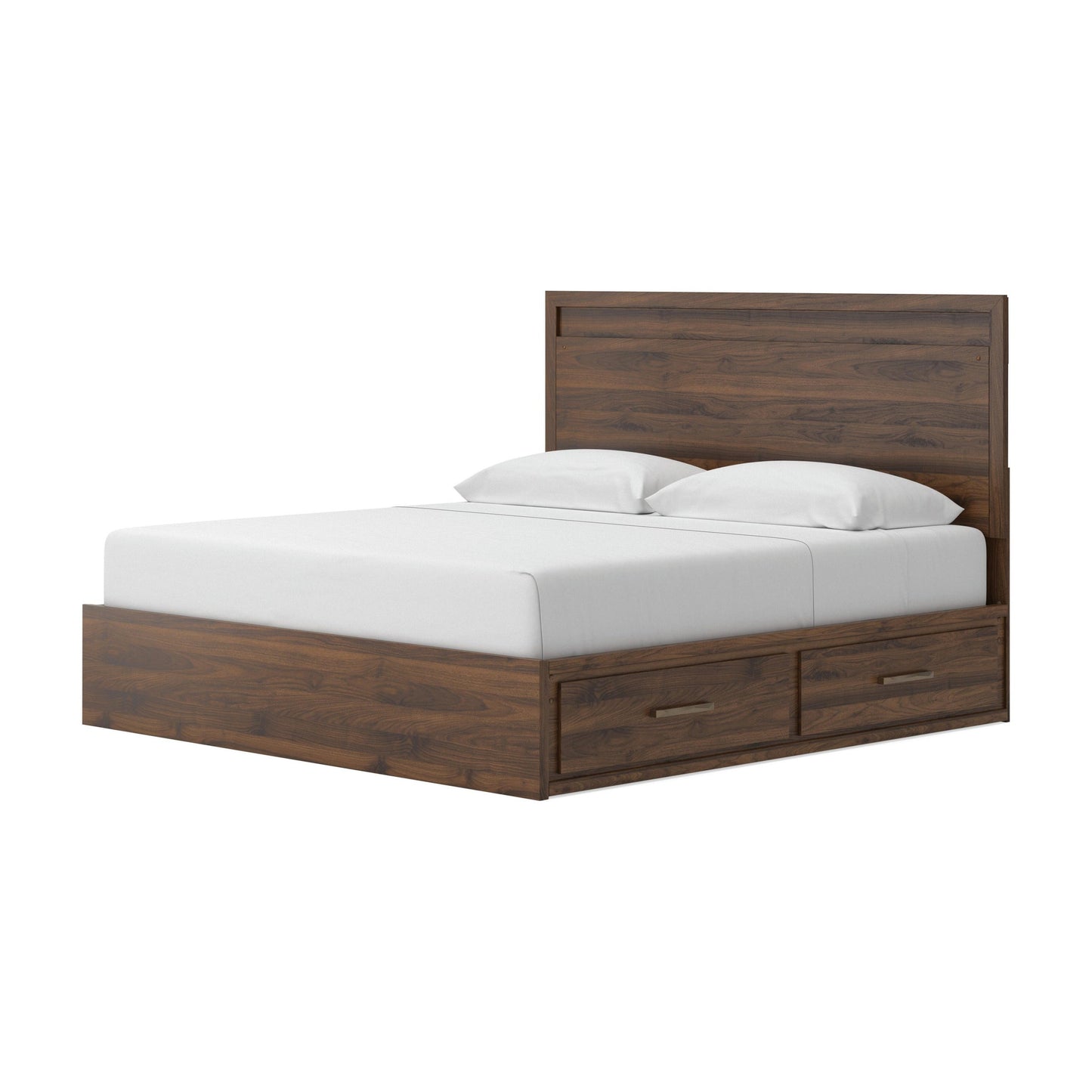 Breckori King Panel Bed with 2 Sided Storage