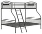 Hilletran Twin/Full Bunk Bed w/Ladder