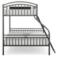 Hilletran Twin/Full Bunk Bed w/Ladder