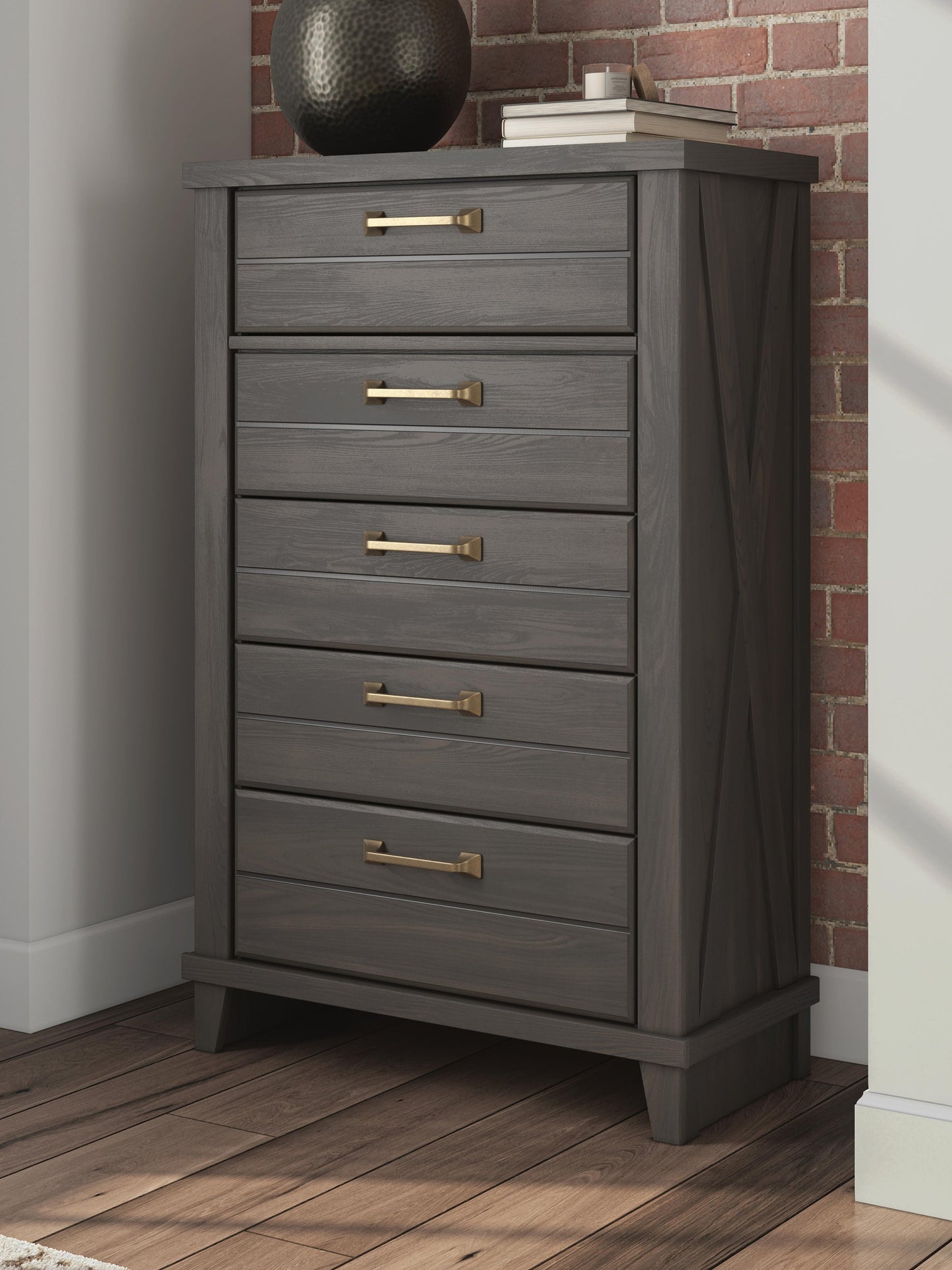 Brazen Valley Five Drawer Chest