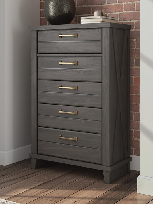 Brazen Valley Five Drawer Chest