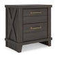 Ashley Express - Brazen Valley Two Drawer Night Stand