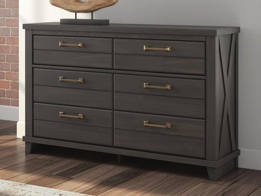 Brazen Valley Six Drawer Dresser