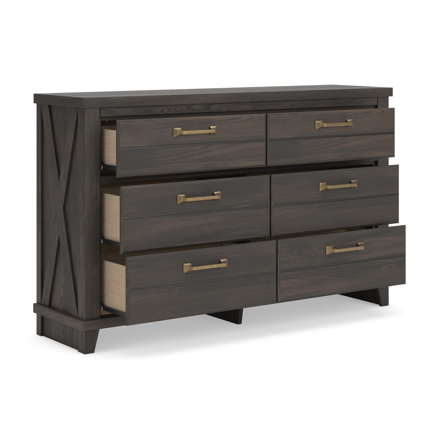 Brazen Valley Six Drawer Dresser