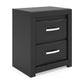 Jeffon Two Drawer Night Stand