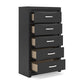 Jeffon Five Drawer Chest