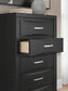 Jeffon Five Drawer Chest
