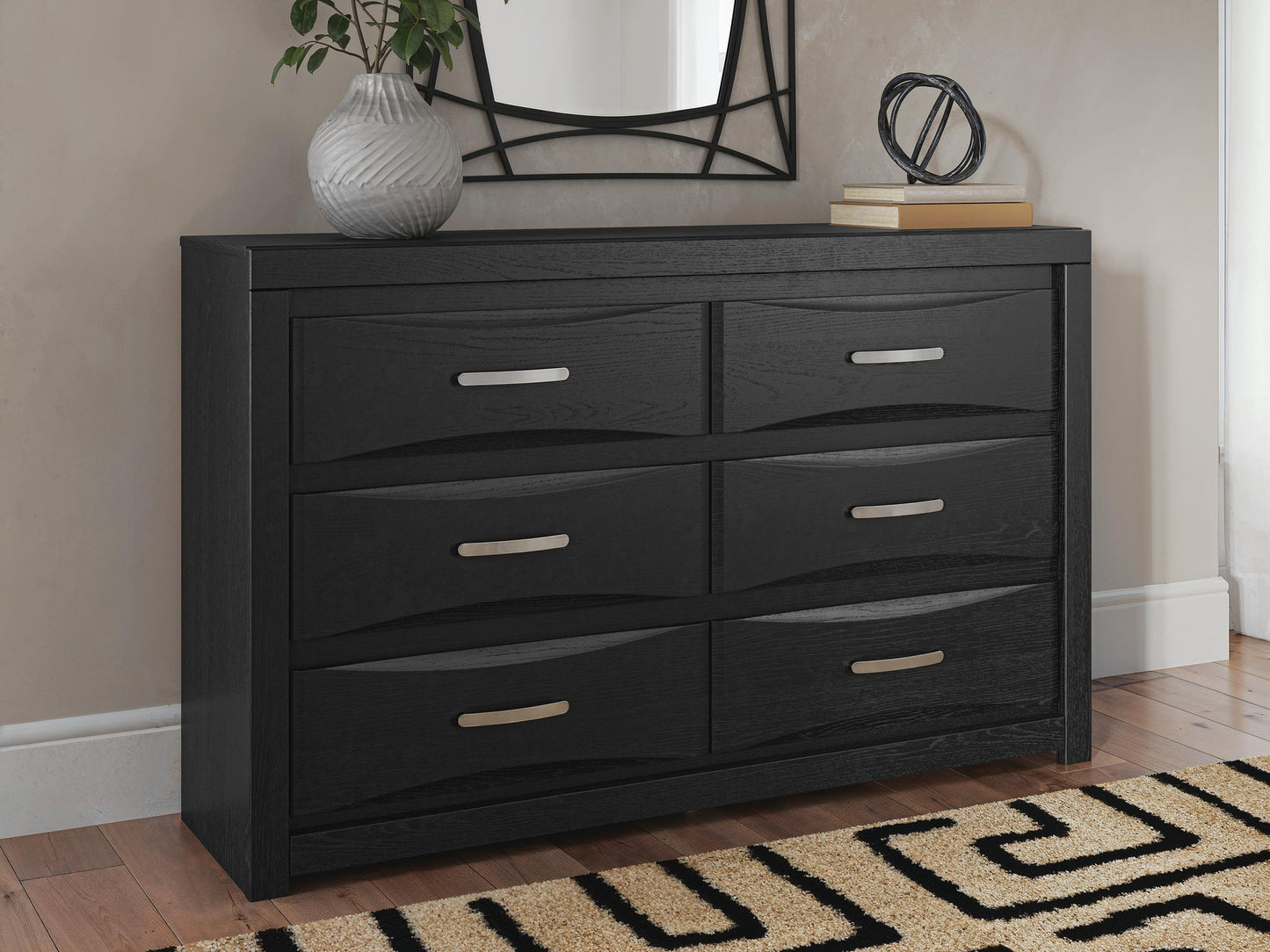 Jeffon Six Drawer Dresser