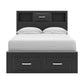Jeffon Full Bookcase Storage Bed