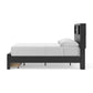 Jeffon Full Bookcase Storage Bed