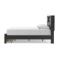 Jeffon Queen Bookcase Storage Bed