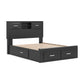 Jeffon Queen Bookcase Bed with Storage