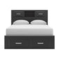 Jeffon Queen Bookcase Bed with Storage