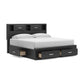 Jeffon King Bookcase Bed with Storage