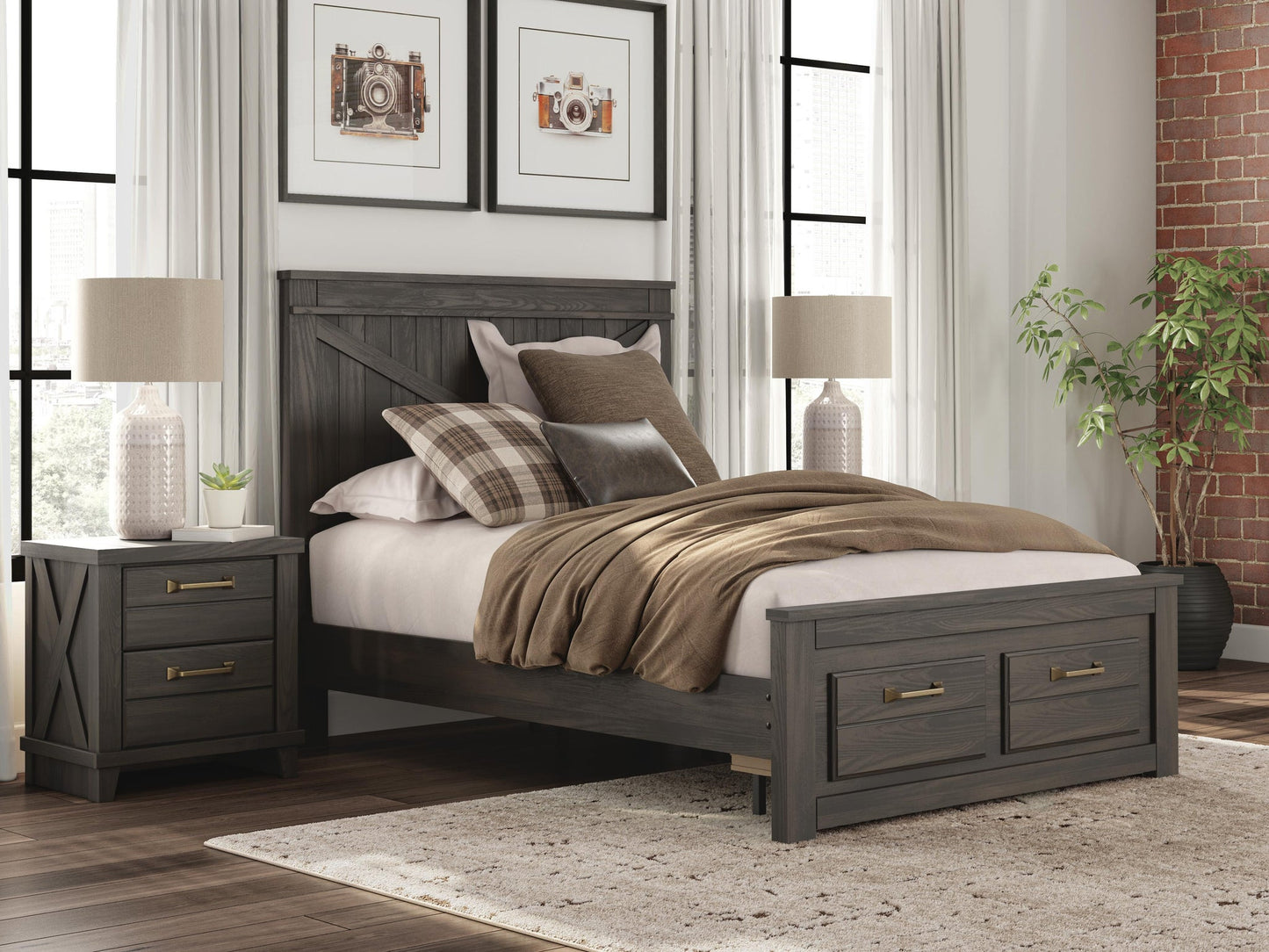 Ashley Express - Brazen Valley Full Panel Platform Storage Bed
