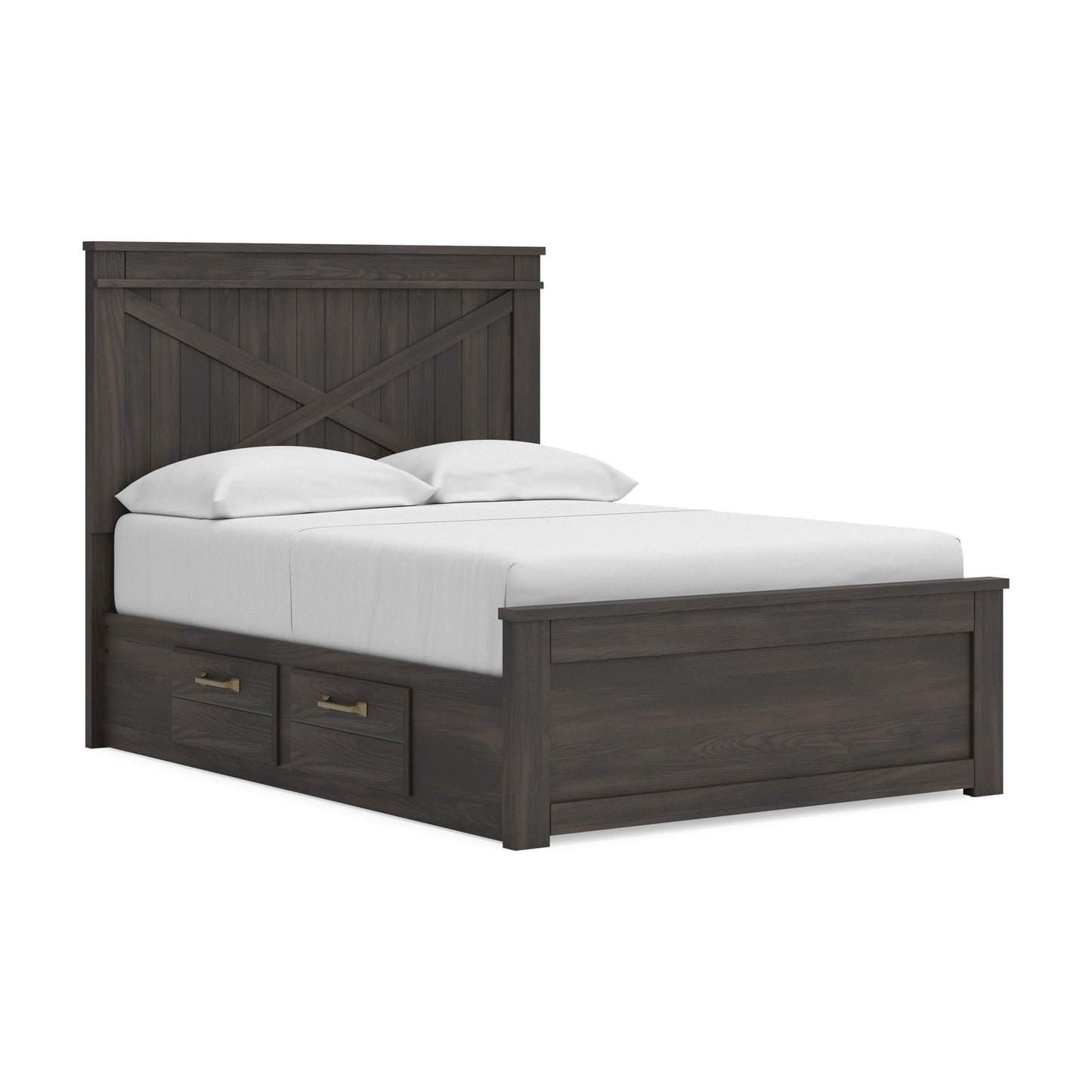 Ashley Express - Brazen Valley Full Panel Bed with 2 Sided Storage