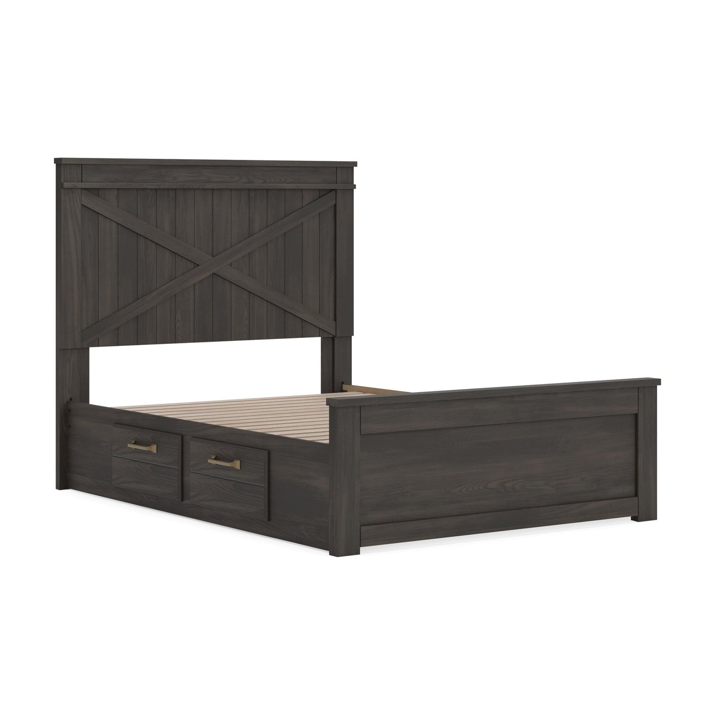 Ashley Express - Brazen Valley Full Panel Bed with 2 Sided Storage