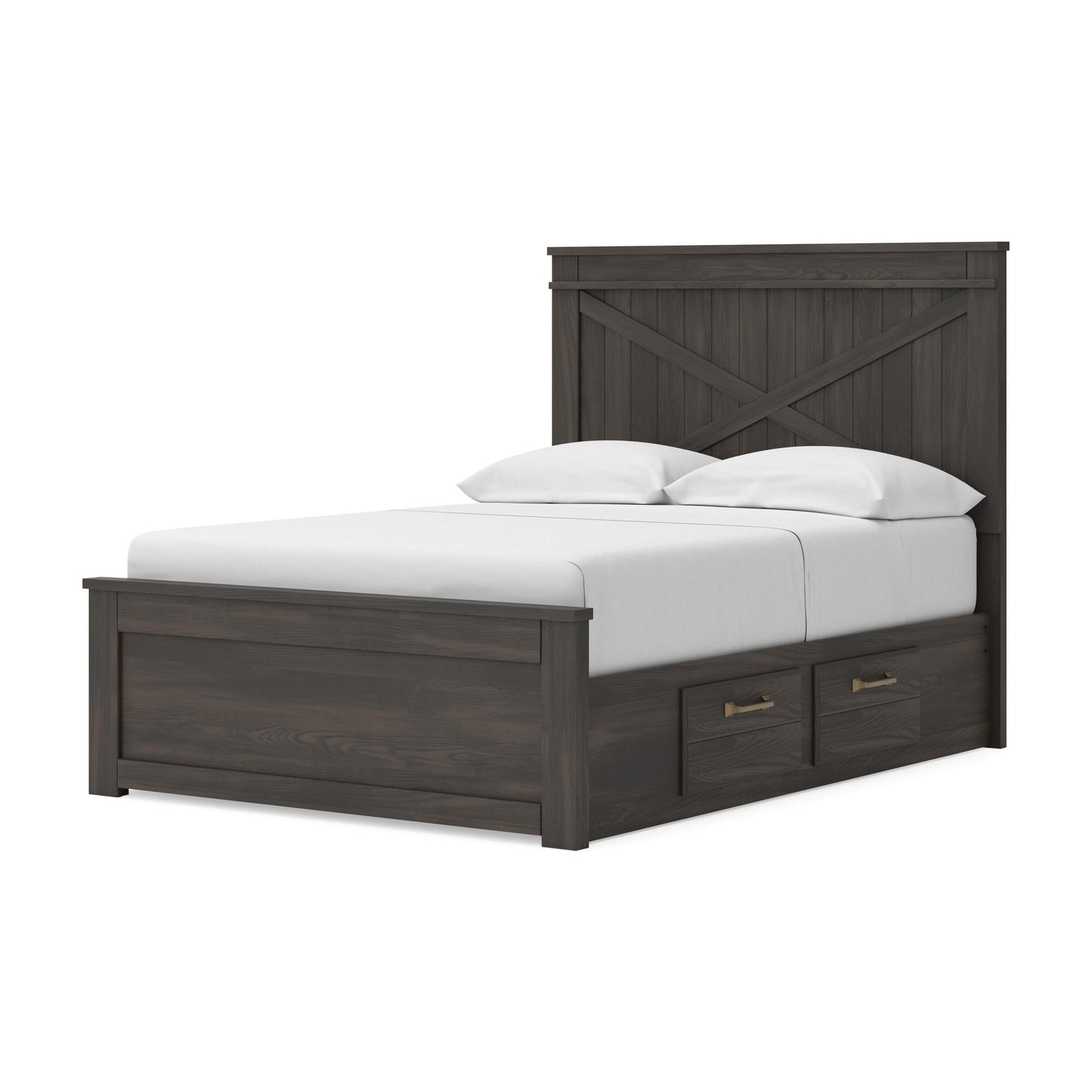 Ashley Express - Brazen Valley Full Panel Bed with 2 Sided Storage