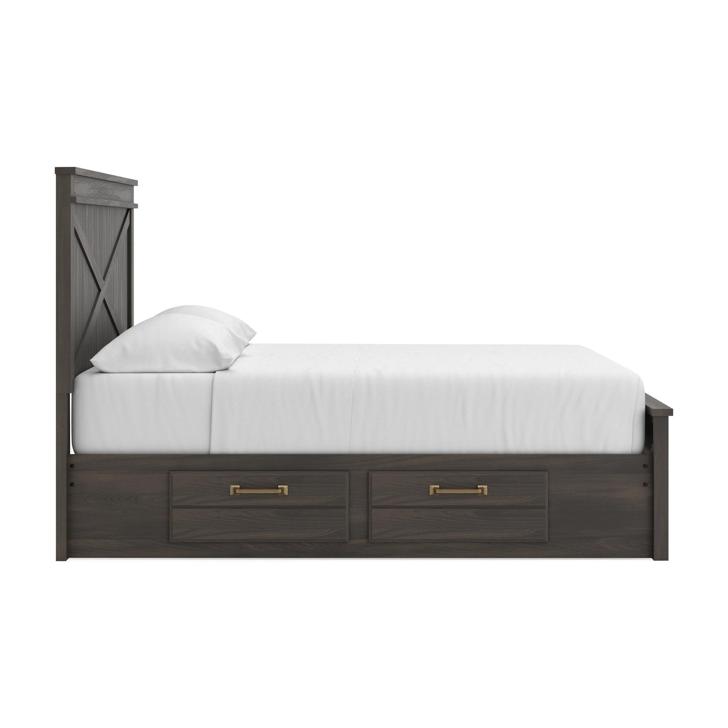 Brazen Valley King Panel Platform Bed with Storage