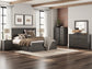 Brazen Valley King Panel Platform Bed with Storage