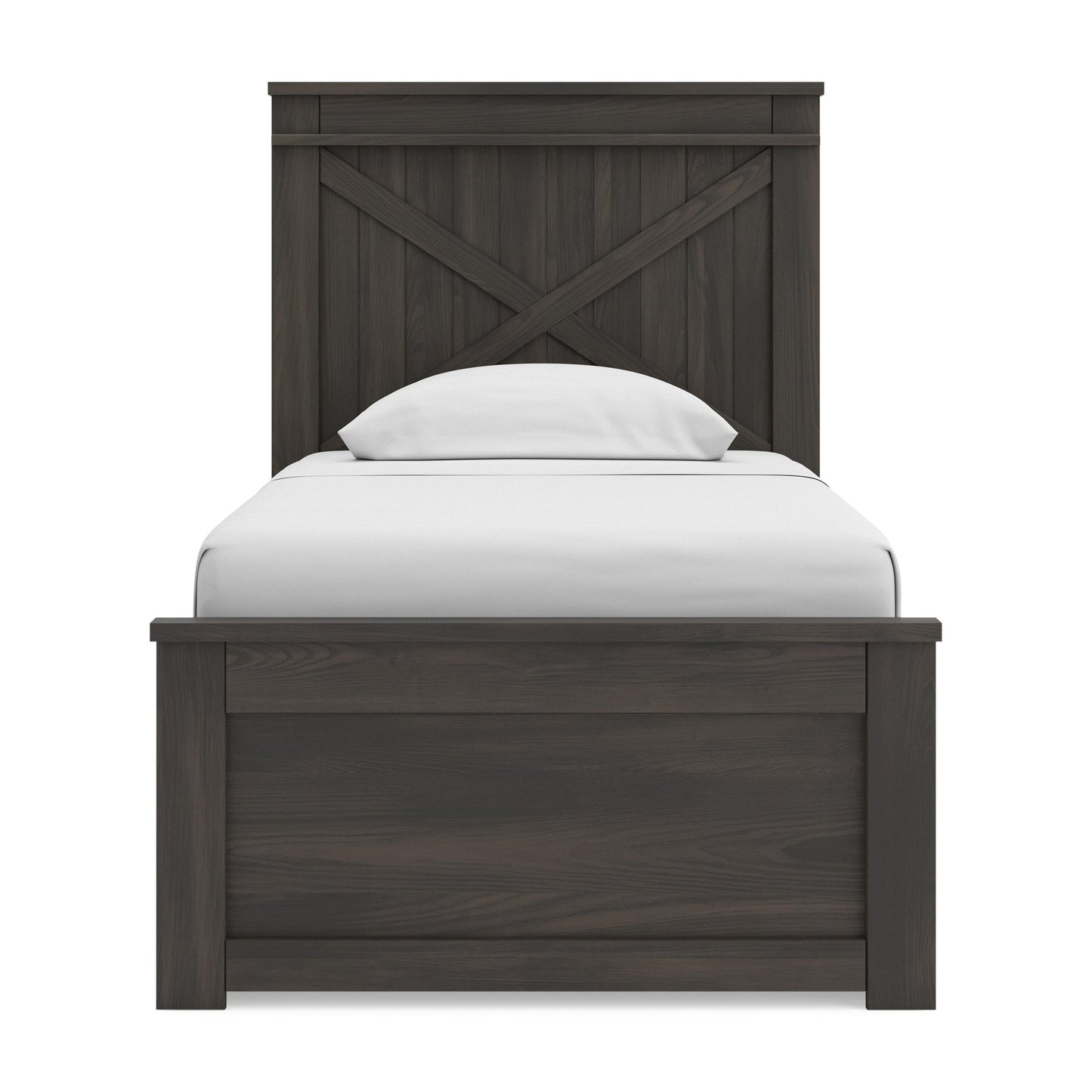 Ashley Express - Brazen Valley Twin Panel Bed with 2 Sided Storage