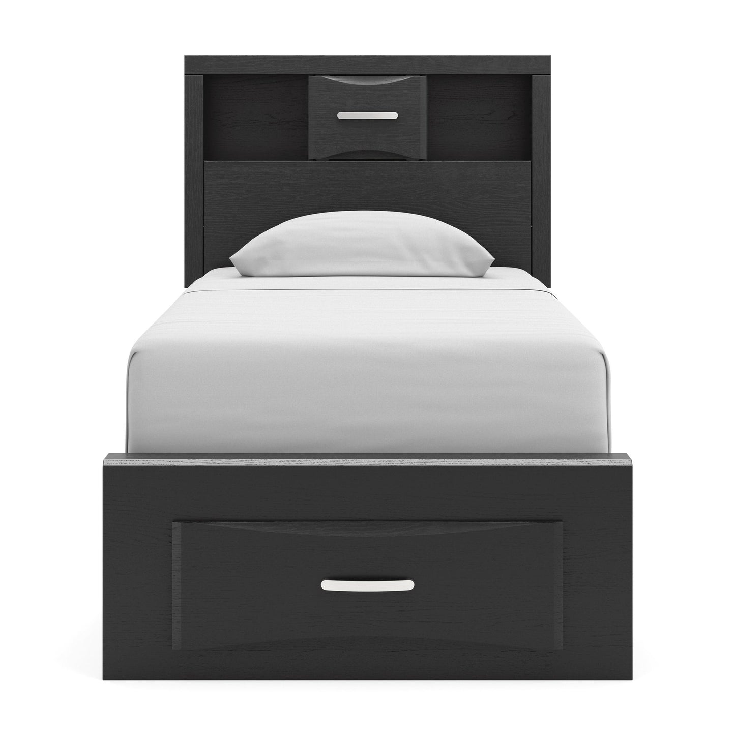 Jeffon Twin Bookcase Storage Bed