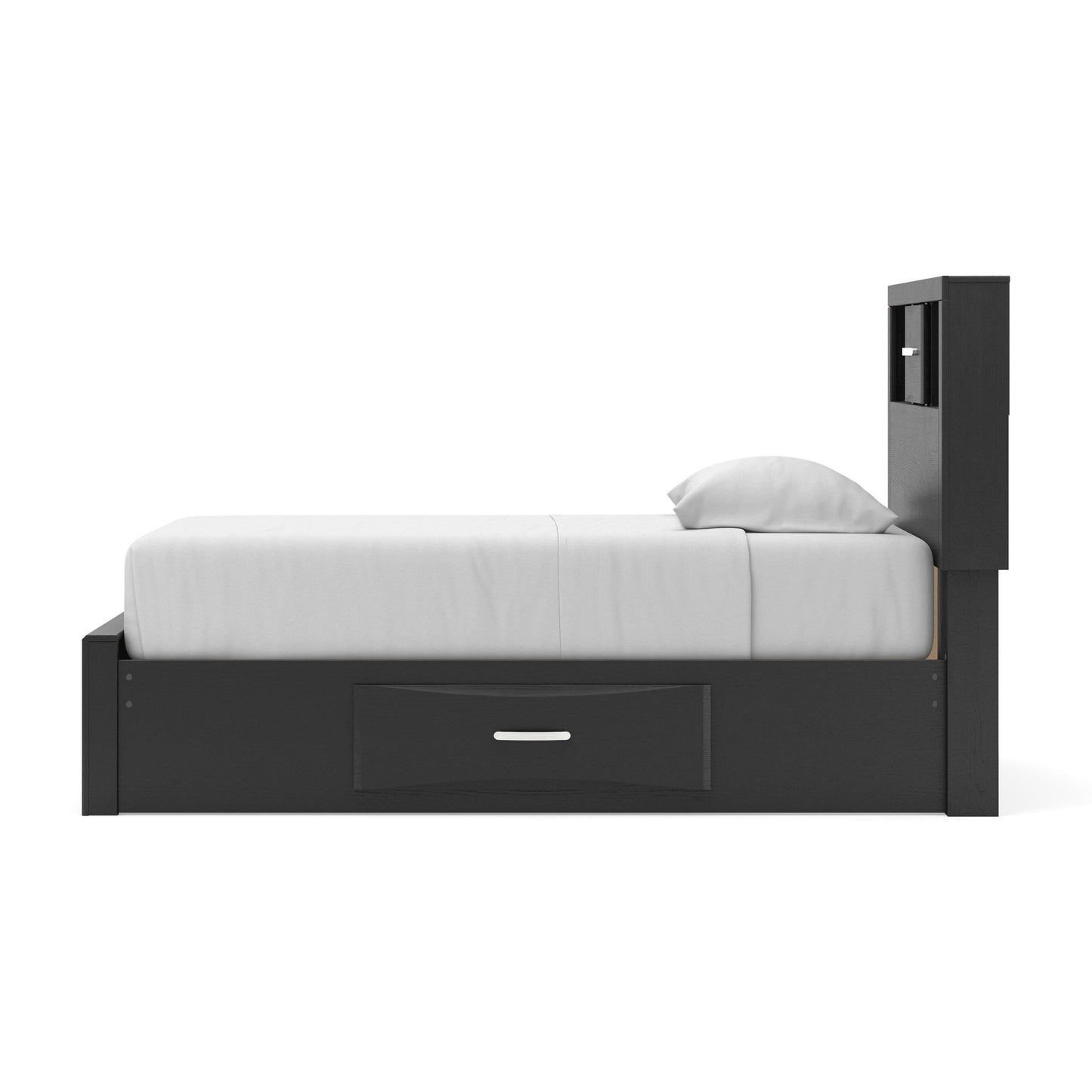 Jeffon Twin Bookcase Storage Bed