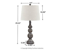 Load image into Gallery viewer, Ashley Express - Mair Poly Table Lamp (2/CN)
