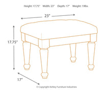 Load image into Gallery viewer, Ashley Express - Coralayne Upholstered Stool (1/CN)
