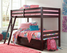 Load image into Gallery viewer, Ashley Express - Halanton Twin over Twin Bunk Bed with 1 Large Storage Drawer
