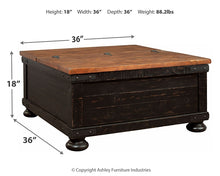 Load image into Gallery viewer, Ashley Express - Valebeck Lift Top Cocktail Table
