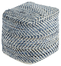 Load image into Gallery viewer, Ashley Express - Chevron Pouf
