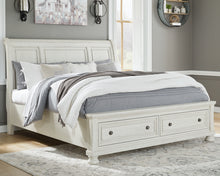 Load image into Gallery viewer, Ashley Express - Robbinsdale Queen Sleigh Bed with Storage
