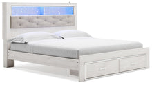 Load image into Gallery viewer, Altyra Queen Upholstered Bookcase Bed with Storage
